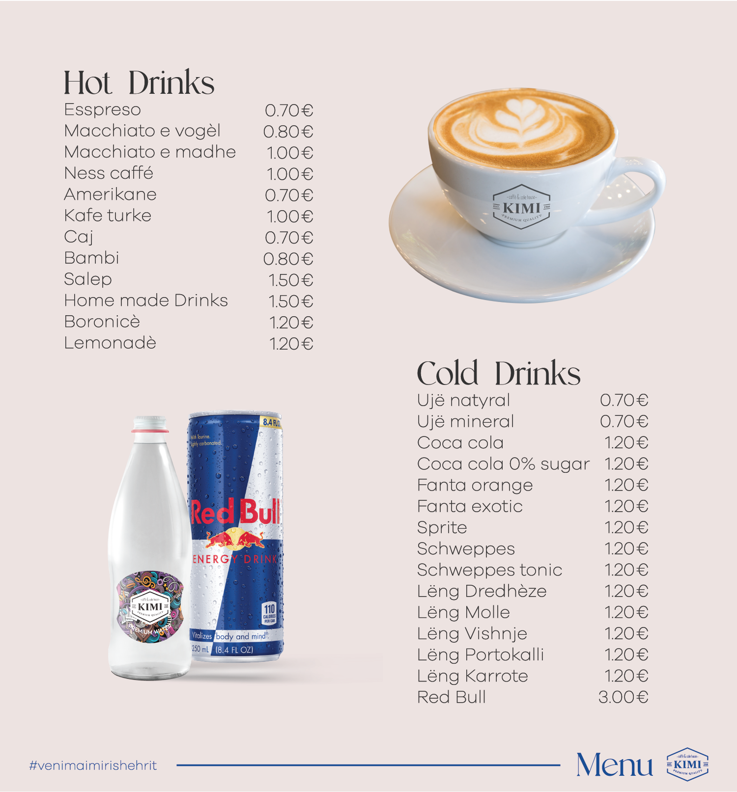 Menu page 1
